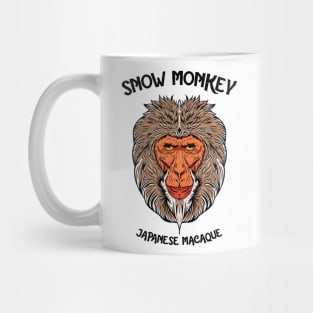 Snow Monkey Japanese Macaque Mug